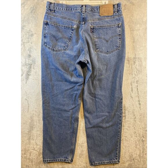 Levi's Other - Levi's 550 Red‎ Tab Jeans Regular Light Straight Leg Mens 38X30 VINTAGE 90's Y2K
